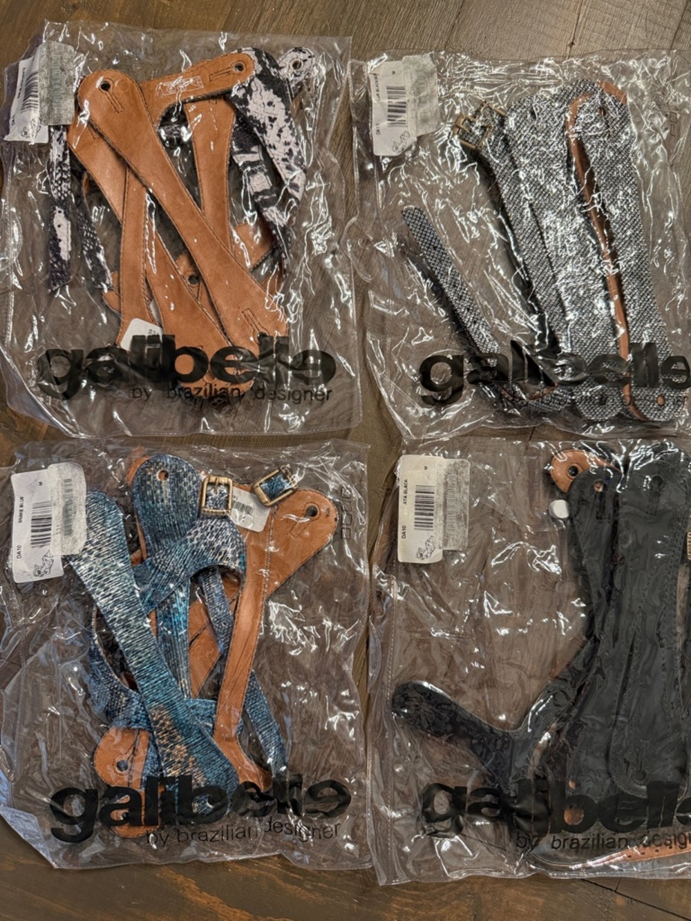Galibelle by Brazilian Design Interchangeable Shoe Straps New In Package